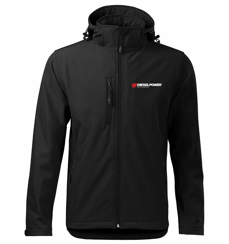 Softshell bunda s kapucí